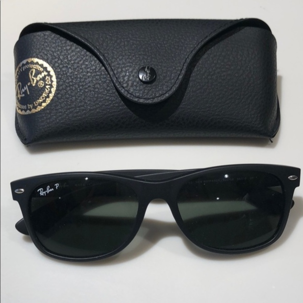 New Wayfarer Ray Ban Polarized Matte Black